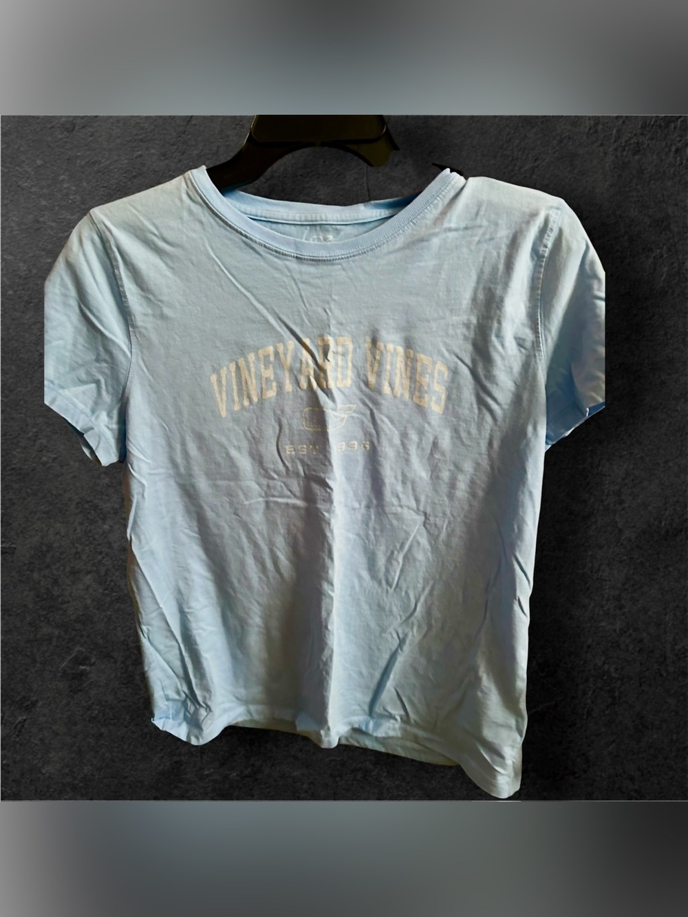 Vineyard Vines Light Blue Short Sleeve Logo Tee